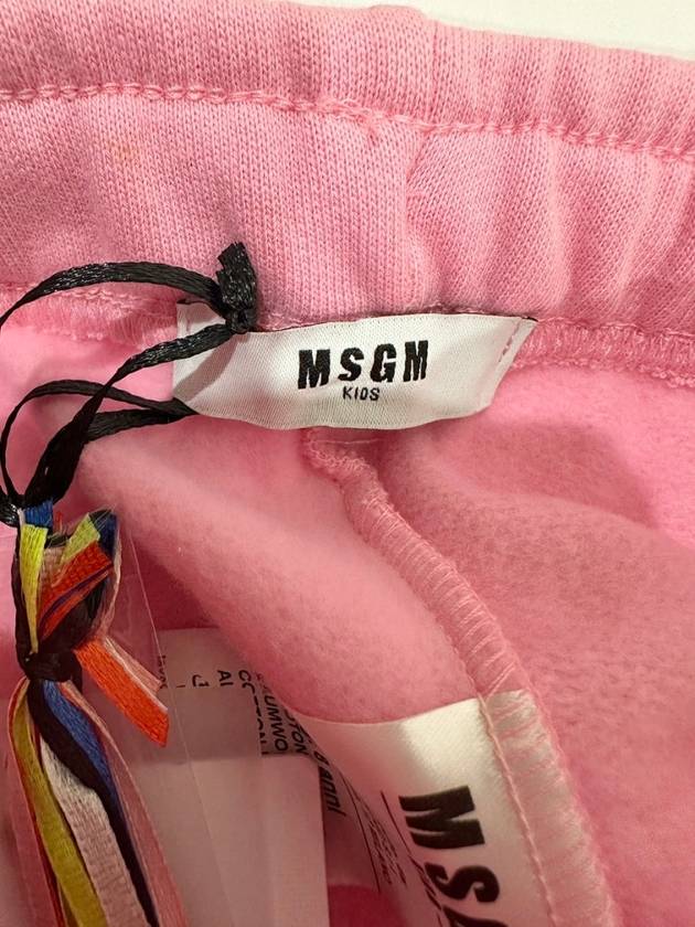 Kids Sweatpants F4MSJGFP259 Pink Girls 8 10A - MSGM - BALAAN 4