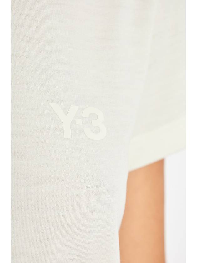 Y-3 T-shirt With Logo, Women's, Cream - Y-3 - BALAAN 5