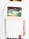 Bad homie back transfer printing overfit short sleeve t-shirt orange - CODE I'M - BALAAN 5