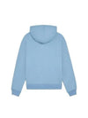 Logo Loose Cotton Fleece Hoodie Washed Blue - CELINE - BALAAN 3