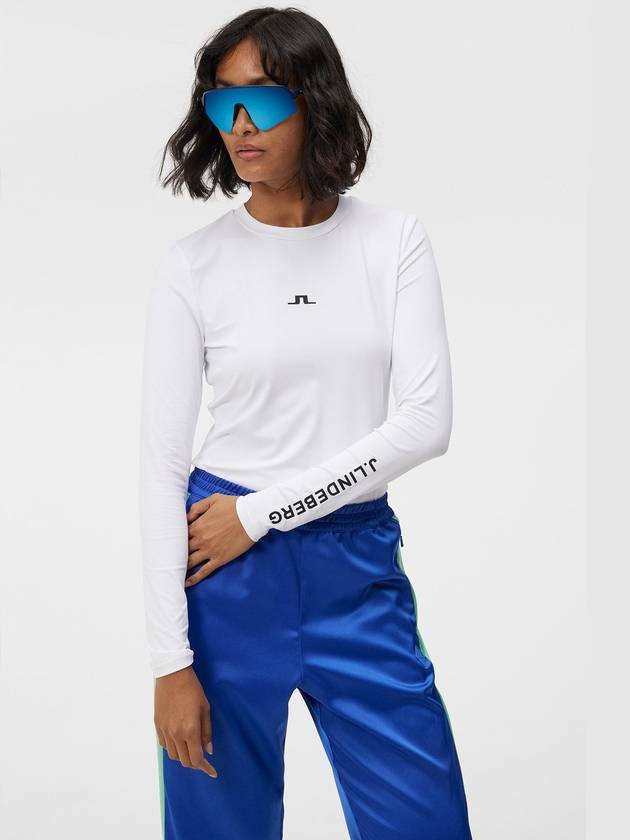 Golf Tekla Crew Neck Top GWJT08805 0000 Women's Tekla Crew Neck Top - J.LINDEBERG - BALAAN 3