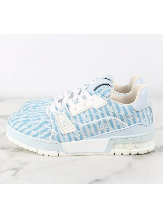 LV trainer sneakers blue 3 220 - LOUIS VUITTON - BALAAN 5