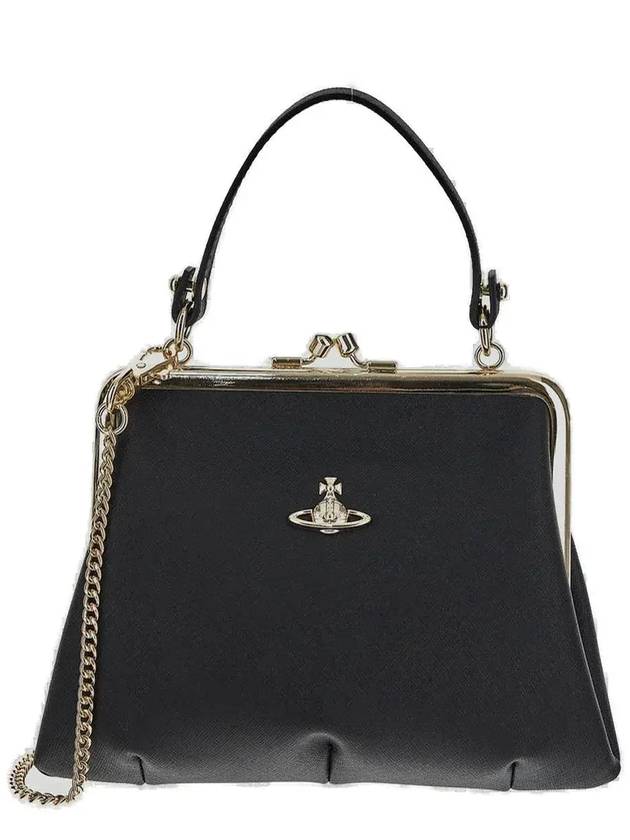 Vivienne Westwood of plaque chain link tote bag 4304007MUS000B N401 - VIVIENNE WESTWOOD - BALAAN 1