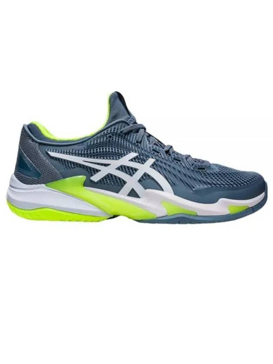 Court FF 3 Low Top Sneakers White Steel Blue - ASICS - BALAAN 1