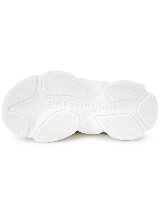 Triple S All-Over Logo Low Top Sneakers White - BALENCIAGA - BALAAN 6