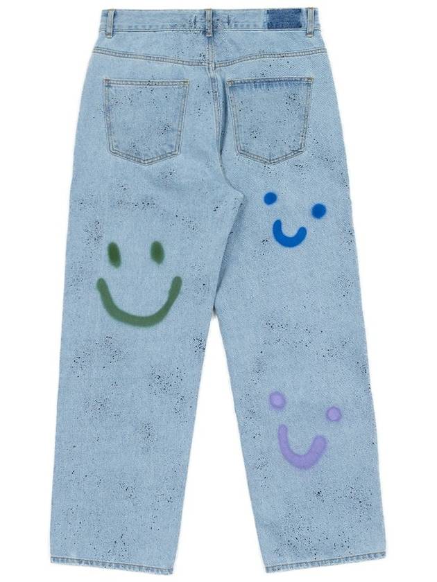 Smile Logo Denim Pants Blue - NBNC - BALAAN 3