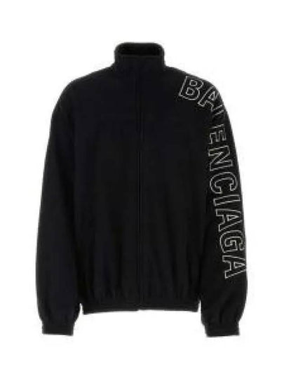 Logo Print Outline Track Jacket Black - BALENCIAGA - BALAAN 2