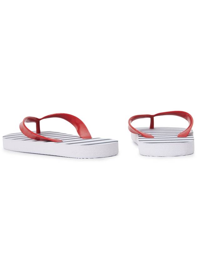 Striped Flip Flops Red - SAINT JAMES - BALAAN 7