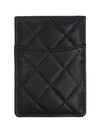 Classic Gold CC Logo Caviar Card Wallet Black - CHANEL - BALAAN 4