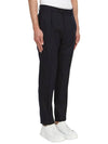 Pressed Crease Wool Straight Pants Black - ETRO - BALAAN 4