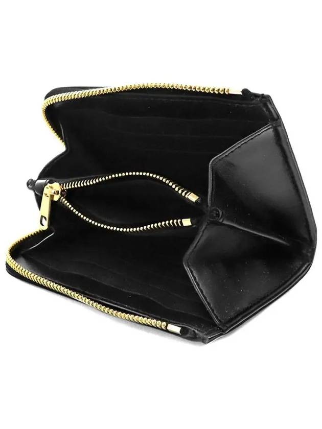 Lisse Logo Zipper Coin Purse Black - A.P.C. - BALAAN.