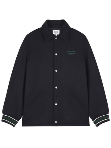 Maison Kitsuné Wool Varsity Jacket Clothing - MAISON KITSUNE - BALAAN 1