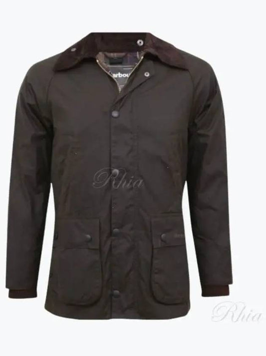 Men's Classic Bedale Wax Jacket Olive - BARBOUR - BALAAN 2