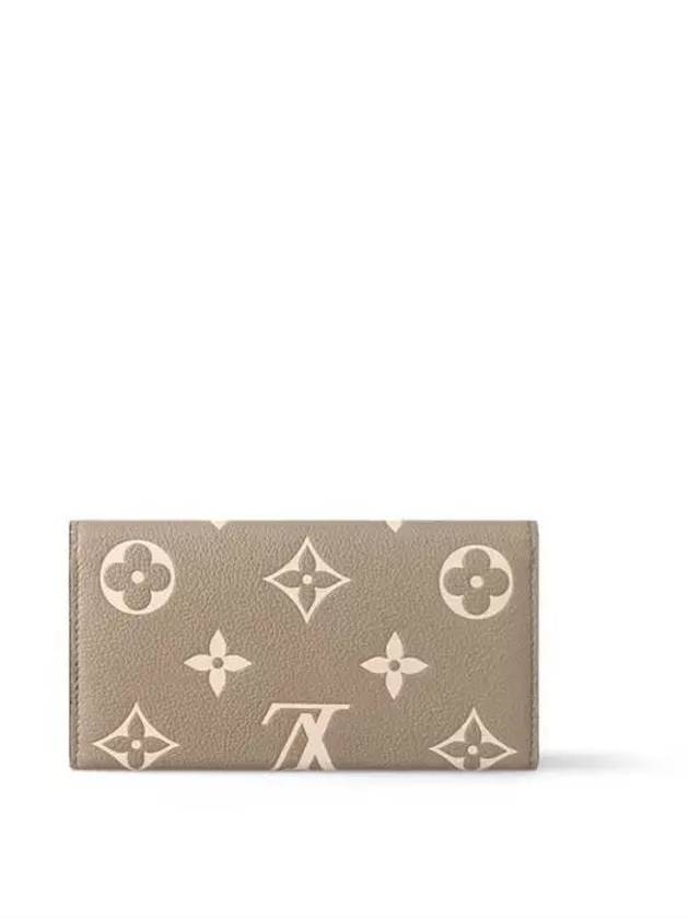 Sarah Monogram Empreinte Long Wallet Brown - LOUIS VUITTON - BALAAN 10