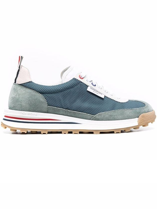 Tesuto Mesh Tech Runner Low Top Sneakers Dark Blue - THOM BROWNE - BALAAN 2