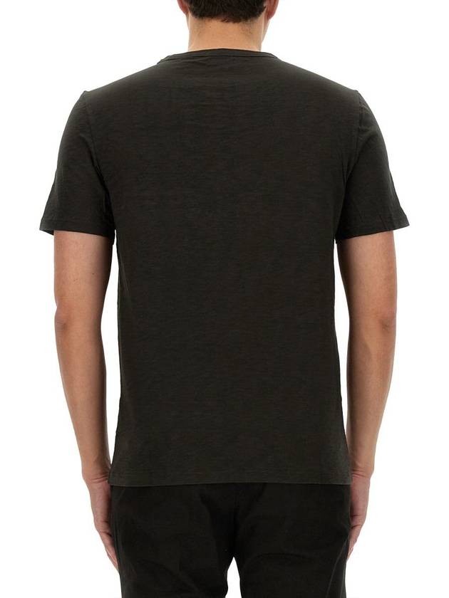 Men's Essential Cosmos Short Sleeve T-Shirt Black - THEORY - BALAAN 4