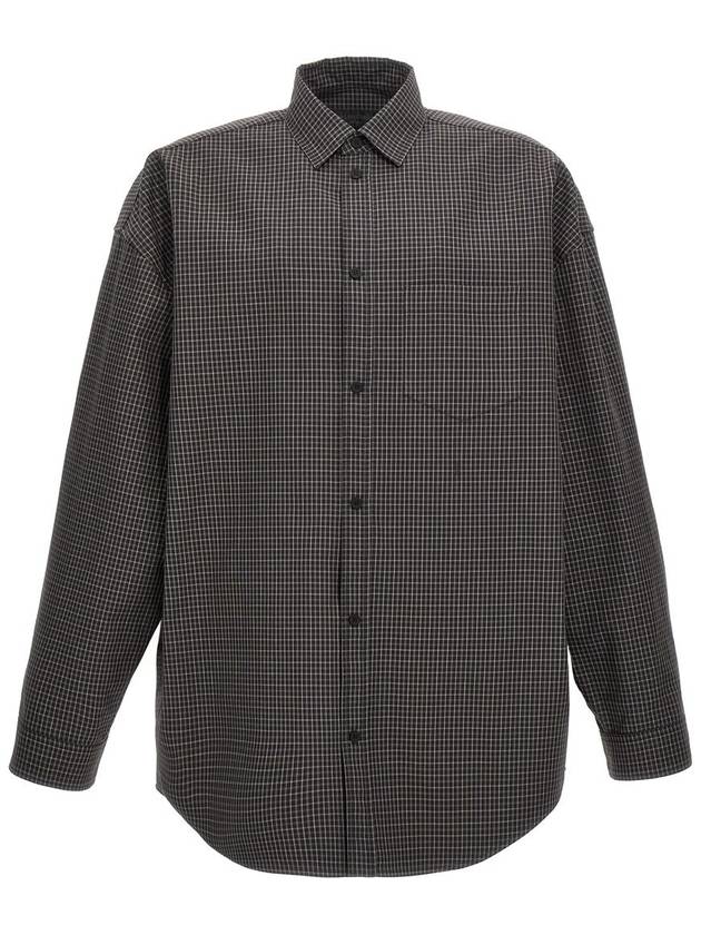 Balenciaga Checkered Overshirt - BALENCIAGA - BALAAN 1