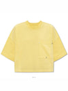 Short Sleeve T-Shirt 777597VKLZ0 7361 Yellow - BOTTEGA VENETA - BALAAN 5