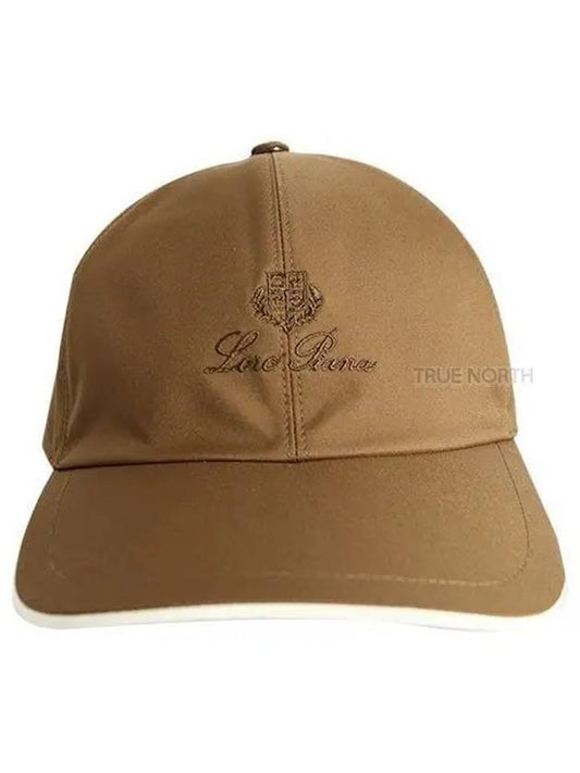 Embroidered Logo Ball Cap Pecan Ivory - LORO PIANA - BALAAN 2