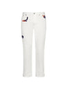 Kenny Sharp Slim Fit Jeans White - DIOR - BALAAN.