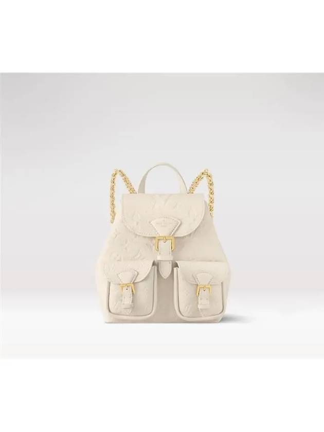 Backup Monogram Empreinte Backpack Cream - LOUIS VUITTON - BALAAN 2