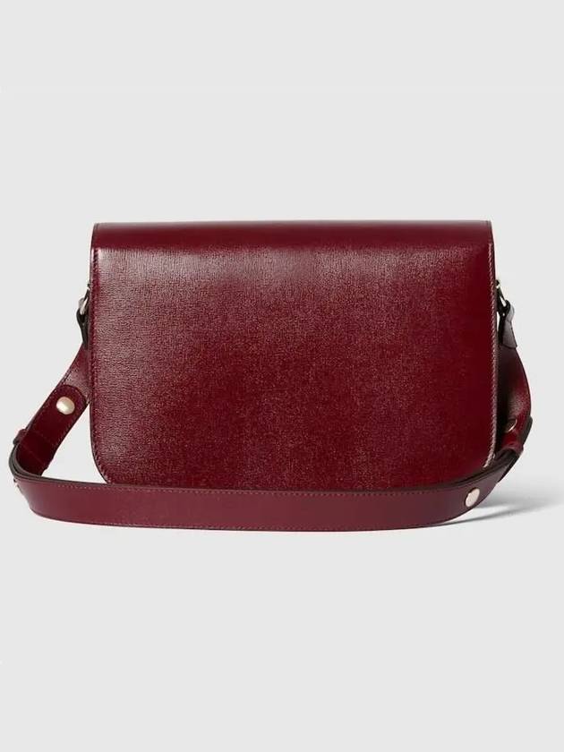 Horsebit 1955 Small Leather Shoulder Bag Rosso Ancora Red - GUCCI - BALAAN 5