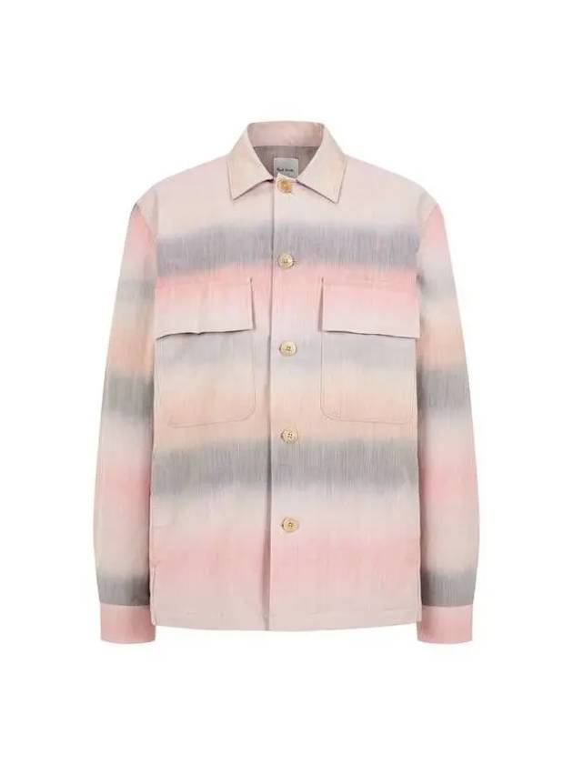 Smudge striped shirt jacket multi 271627 - PAUL SMITH - BALAAN 1