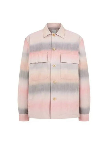 Smudge striped shirt jacket multi 271627 - PAUL SMITH - BALAAN 1