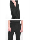 Pleated Straight Pants Black - ISSEY MIYAKE - BALAAN 6