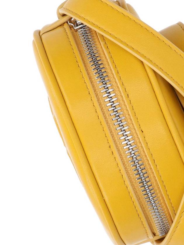 Re-Edition Circle Leather Cross Bag Yellow - COURREGES - BALAAN 6