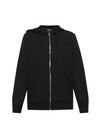 Quentin ZIp Up Hoodie Black - A.P.C. - BALAAN 1