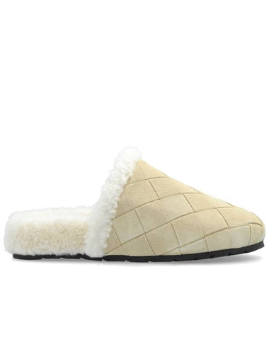 Bottega Veneta Slides Reggie, Women's, Cream - BOTTEGA VENETA - BALAAN 1