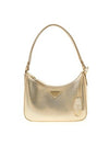 Re-Edition Saffiano Leather Mini Bag Platinum - PRADA - BALAAN 1