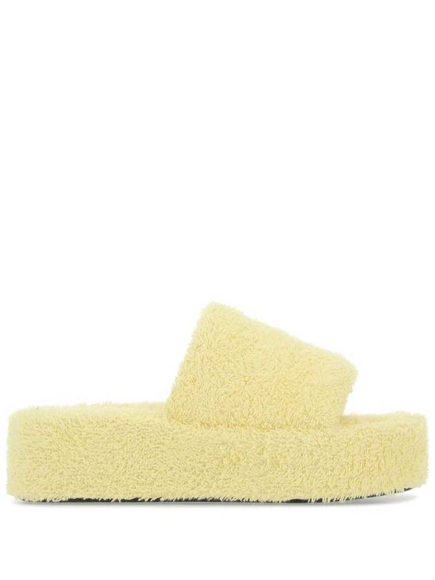 Terry Platform Slippers Pastel Yellow - BALENCIAGA - BALAAN 2