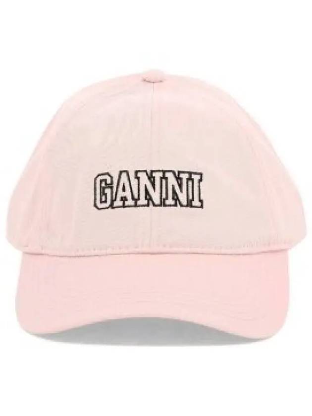 Embroid Logo Ball Cap Lilac - GANNI - BALAAN 2