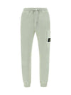 Compass Patch Cotton Track Pants Pistachio - STONE ISLAND - BALAAN 1