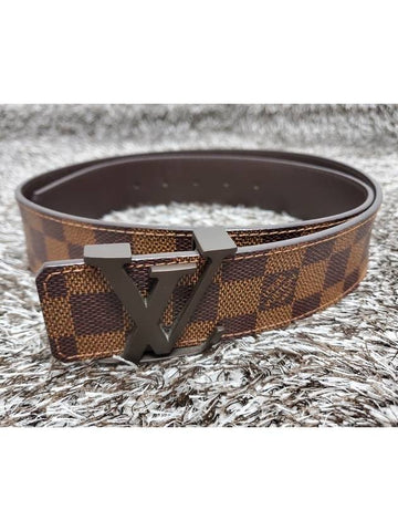 LV Initials Damier Ebenbelt 90 - LOUIS VUITTON - BALAAN 1