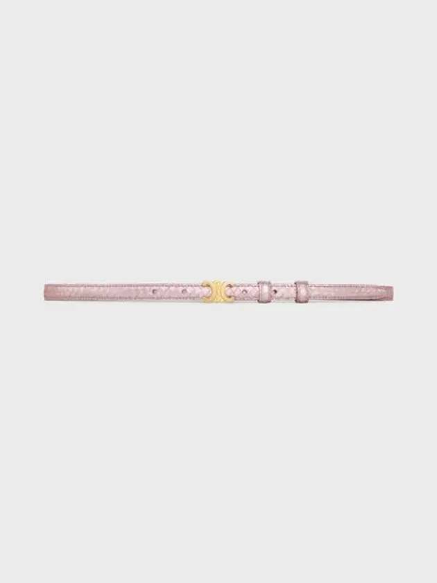 Tin Triomphe Belt Pearly Python Light Pink - CELINE - BALAAN 2