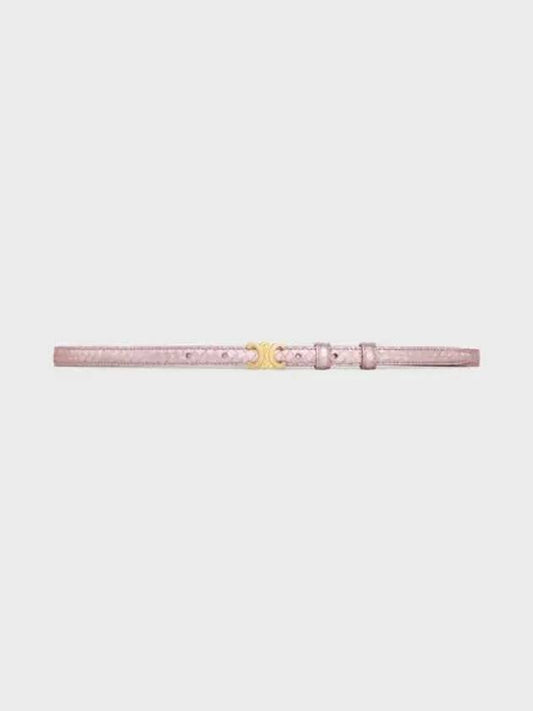 Tin Triomphe Belt Pearly Python Light Pink - CELINE - BALAAN 2