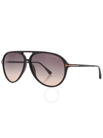 Tom Ford Samson Smoke Gradient Pilot Men's Sunglasses FT0909 01B 62 - TOM FORD - BALAAN 2