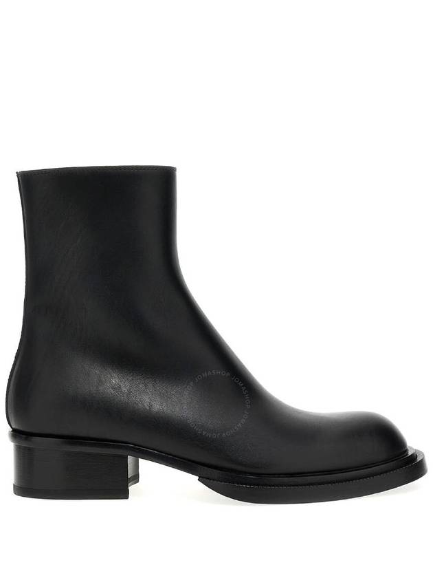 Zip Biker Boots Black - ALEXANDER MCQUEEN - BALAAN 2