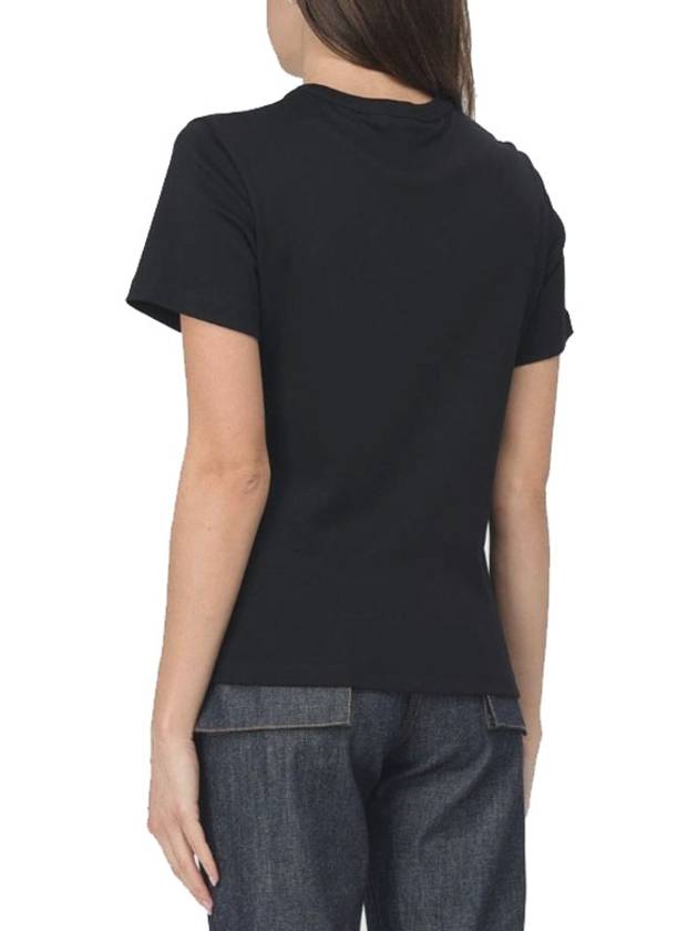 Crew Neck Short Sleeve T-Shirt Black - HELMUT LANG - BALAAN 4