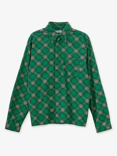 Check pattern shirt green 06B007GREPLA - ERL - BALAAN 1