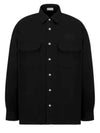 Overshirt Cotton Jacket Black - DIOR - BALAAN 2