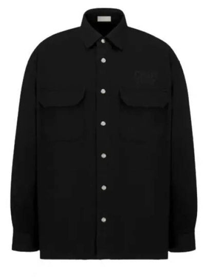 Overshirt Cotton Jacket Black - DIOR - BALAAN 2