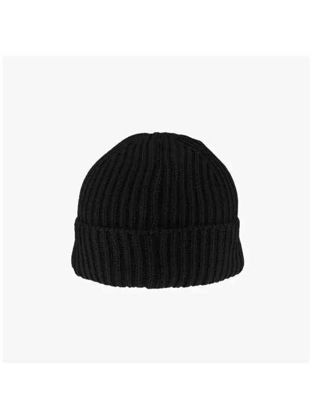 Lens Wappen Beanie Black - CP COMPANY - BALAAN 6