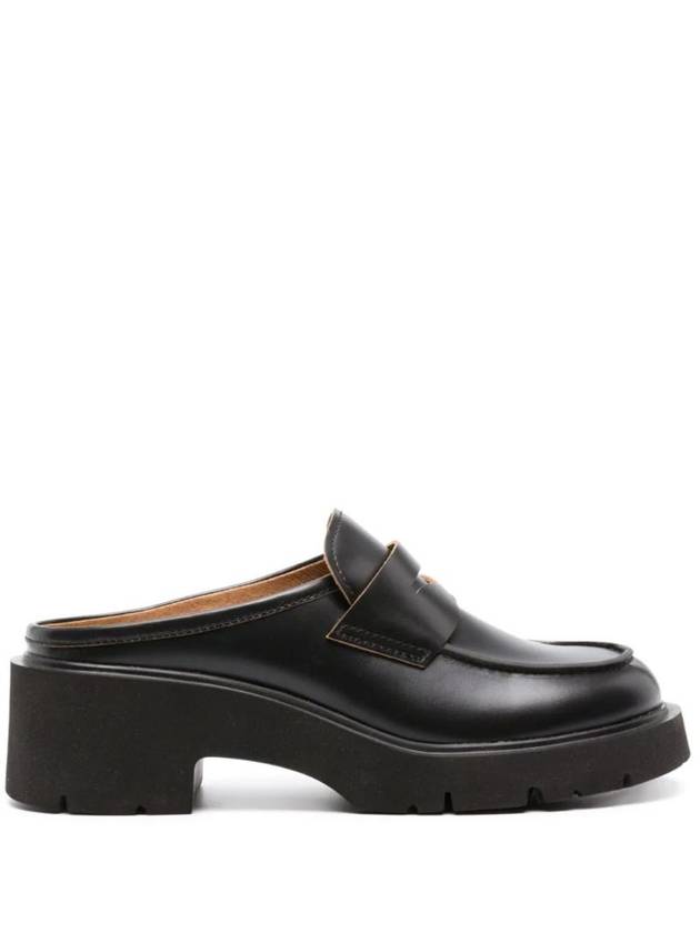 Milah Leather Clog Loafer Black - CAMPER - BALAAN 1