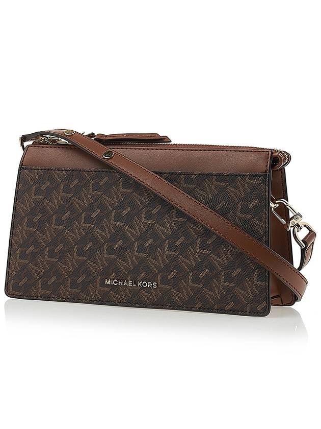 Empire Logo Small Cross Bag Brown - MICHAEL KORS - BALAAN 3