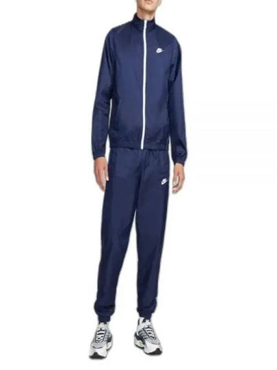 Club Lined Woven Tracksuit Navy - NIKE - BALAAN 2