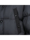 Logo Applique Nylon Puffer Padding Charcoal Grey - BURBERRY - 9